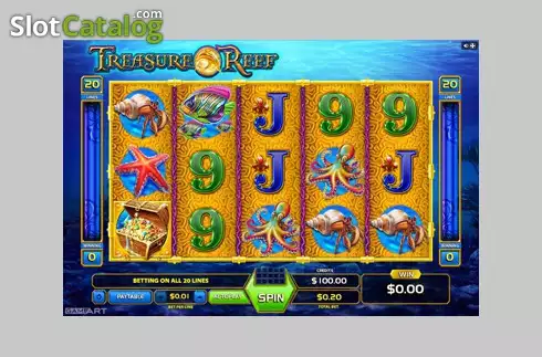 Οθόνη2. Treasure Reef Κουλοχέρης