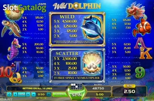 Οθόνη6. Wild Dolphin Κουλοχέρης