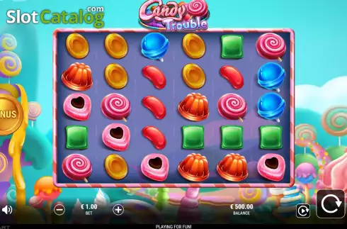 Οθόνη2. Candy Trouble Κουλοχέρης