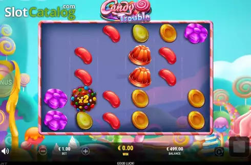 Οθόνη3. Candy Trouble Κουλοχέρης
