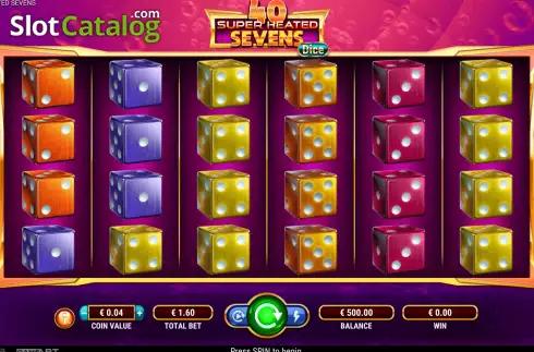 Οθόνη2. 40 Super Heated Sevens – Dice Κουλοχέρης