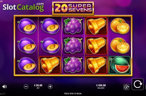 Οθόνη2. 20 Super Sevens Κουλοχέρης