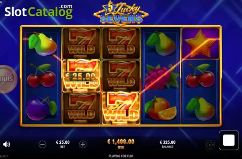 Οθόνη3. 5 Lucky Sevens Κουλοχέρης