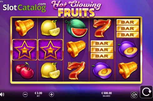 Οθόνη2. Hot Glowing Fruits Κουλοχέρης