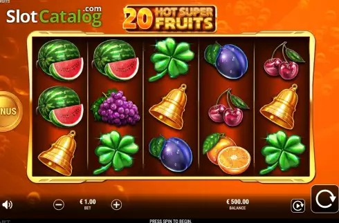 Οθόνη2. 20 Hot Super Fruits Κουλοχέρης 