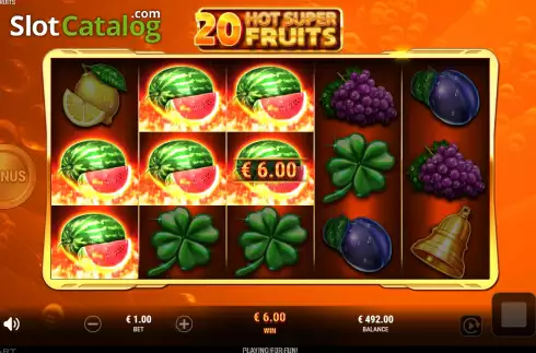 Οθόνη3. 20 Hot Super Fruits Κουλοχέρης 