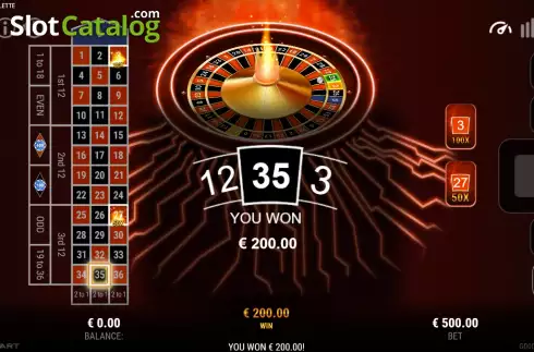 Οθόνη3. Vulcano Roulette Κουλοχέρης