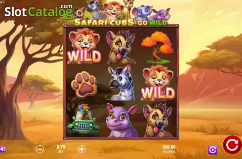 Οθόνη2. Safari Cubs Go Wild Κουλοχέρης