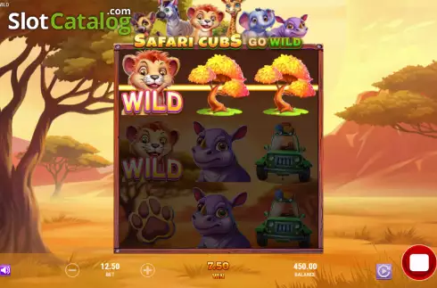 Οθόνη3. Safari Cubs Go Wild Κουλοχέρης