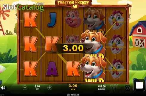 Οθόνη3. Tractor Frenzy 40 Κουλοχέρης