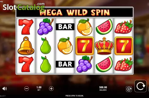 Οθόνη2. Mega Wild Spin Κουλοχέρης