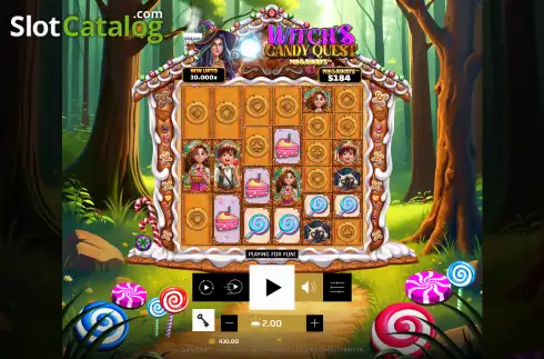 Οθόνη2. Witch's Candy Quest Megaways Κουλοχέρης 