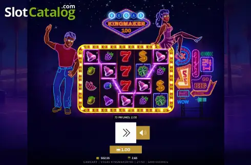 Οθόνη3. Vegas Kingmaker 100 Κουλοχέρης 