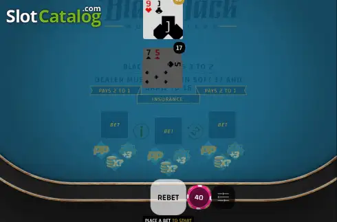 Οθόνη3. Blackjack Multipliers Κουλοχέρης