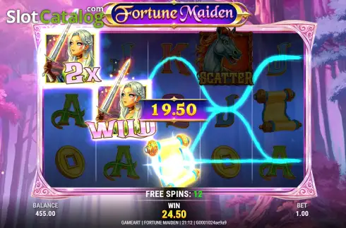 Οθόνη3. Fortune Maiden Κουλοχέρης 