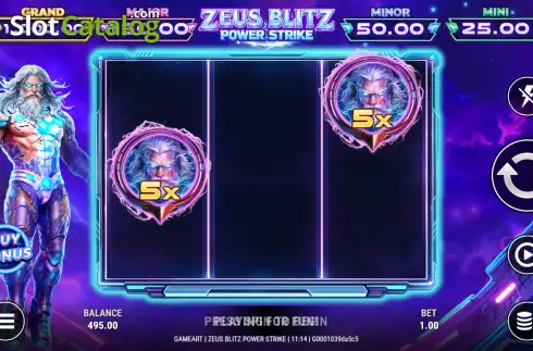 Οθόνη2. Zeus Blitz: Power Strike Κουλοχέρης 