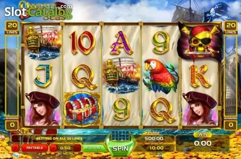Οθόνη5. Queen Of The Seas Κουλοχέρης