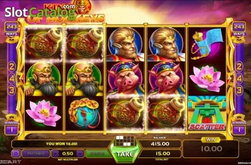 Οθόνη9. King Of Monkeys Κουλοχέρης