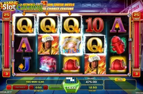 Οθόνη7. Flaming Reels (GameArt) Κουλοχέρης