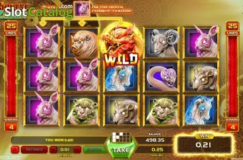 Οθόνη4. Chinese Zodiac (GameArt) Κουλοχέρης