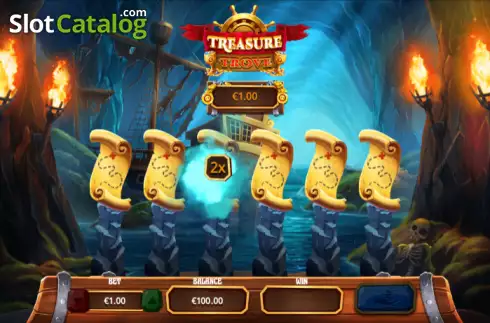 Οθόνη3. Treasure Trove (GameCo) Κουλοχέρης