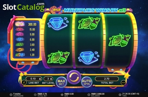 Οθόνη2. Space Neon Κουλοχέρης