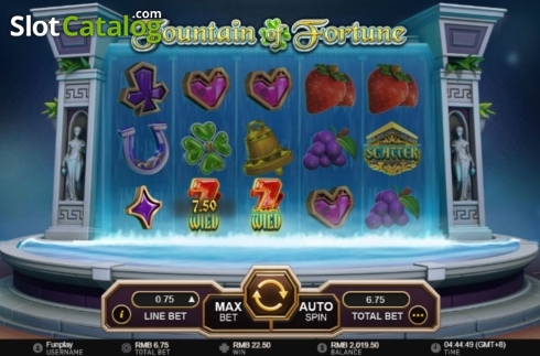 Οθόνη4. Fountain of Fortune (GamePlay) Κουλοχέρης