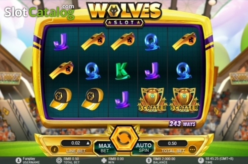 Οθόνη3. Wolves Slot Κουλοχέρης