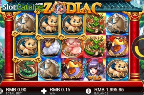Οθόνη3. Zodiac (GamePlay) Κουλοχέρης