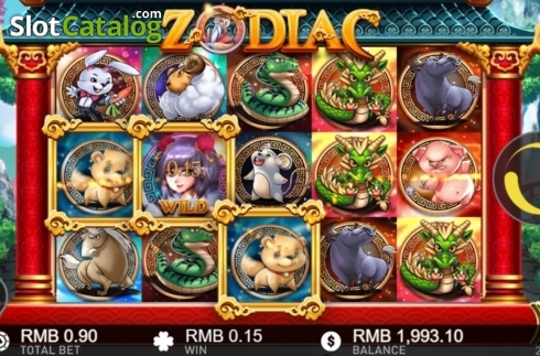 Οθόνη4. Zodiac (GamePlay) Κουλοχέρης