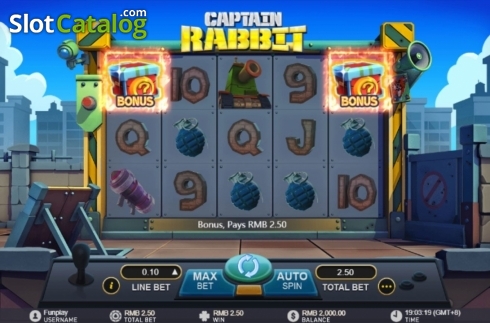 Οθόνη4. Captain Rabbit Κουλοχέρης