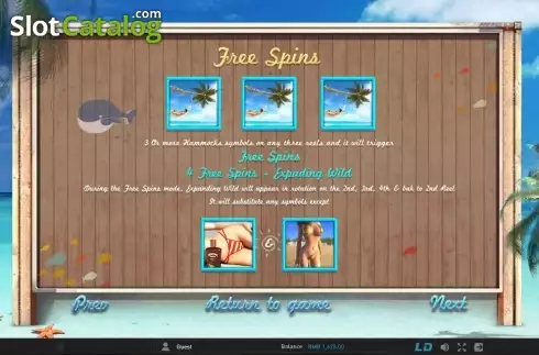Πίνακας πληρωμών 2. Bikini Beach (GamePlay) Κουλοχέρης