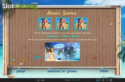 Πίνακας πληρωμών 3. Bikini Beach (GamePlay) Κουλοχέρης