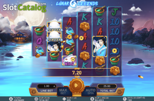 Οθόνη5. Lunar Legends Κουλοχέρης