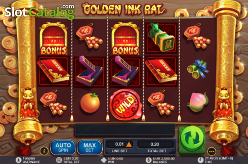 Οθόνη3. Golden Ink Rat Κουλοχέρης