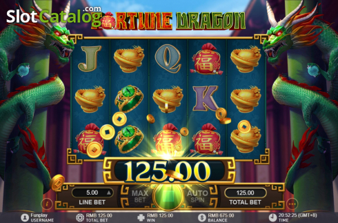 Οθόνη5. Fortune Dragon (GamePlay) Κουλοχέρης 