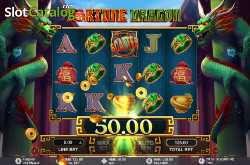 Οθόνη6. Fortune Dragon (GamePlay) Κουλοχέρης 