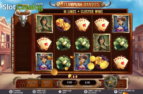 Οθόνη3. Steampunk Bandits Κουλοχέρης