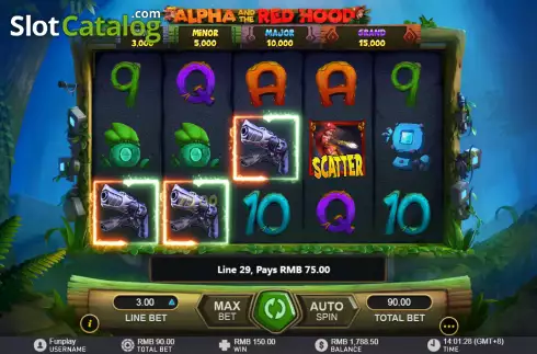 Οθόνη3. Alpha and The Red Hood Κουλοχέρης 