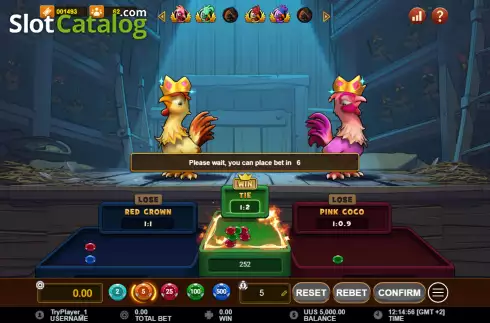 Οθόνη4. Rooster Fight Κουλοχέρης