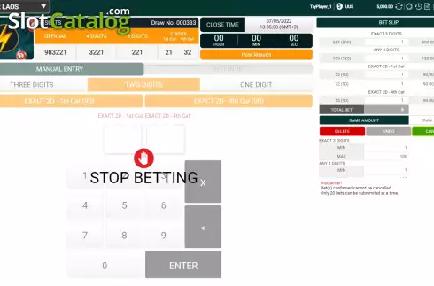 Οθόνη5. Sabaidee Lottery Κουλοχέρης