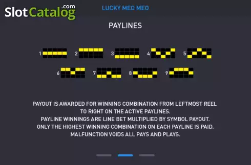 Οθόνη8. Lucky Meo Meo Κουλοχέρης 