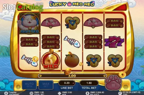 Οθόνη5. Lucky Meo Meo Κουλοχέρης 