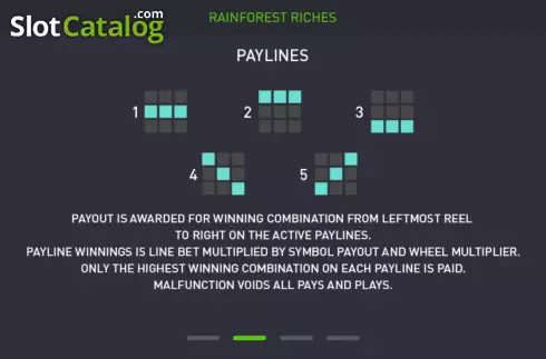 Οθόνη8. Rainforest Riches Κουλοχέρης
