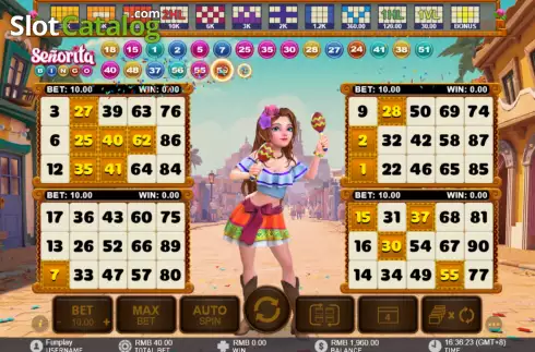 Οθόνη3. Senorita Bingo Κουλοχέρης