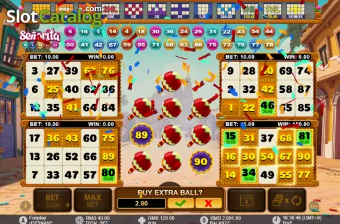 Οθόνη5. Senorita Bingo Κουλοχέρης