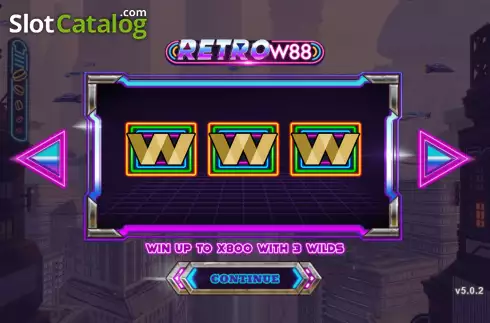 Οθόνη2. Retro W88 Κουλοχέρης