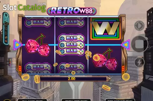 Οθόνη5. Retro W88 Κουλοχέρης