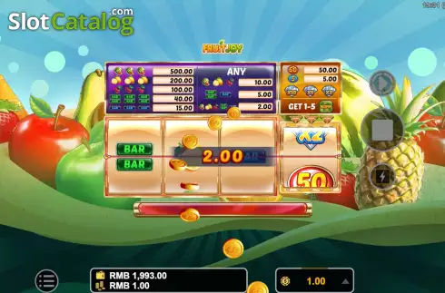 Οθόνη3. Fruit Joy Κουλοχέρης