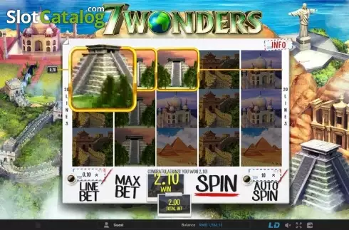 Οθόνη 3. 7 Wonders Κουλοχέρης